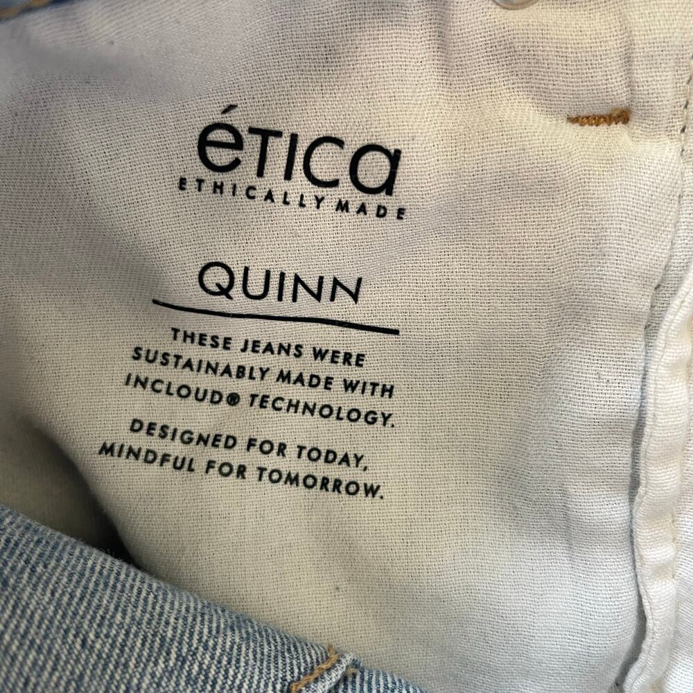 Etica Quinn Relaxed Barrel Jeans in Rockaway - Size 29 - Picture 7 of 7